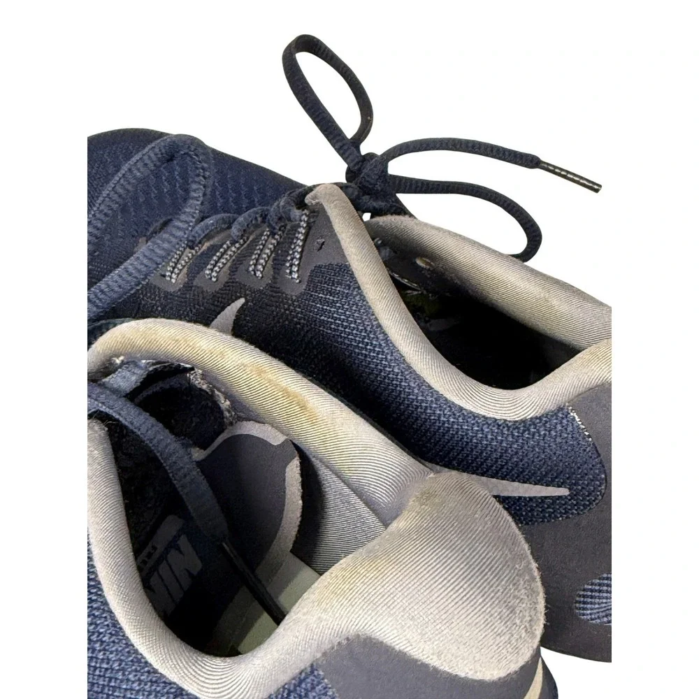 Nike Free RN 2017 Running Shoes Women 11 Lightweight Mesh Navy Blue 880840-404